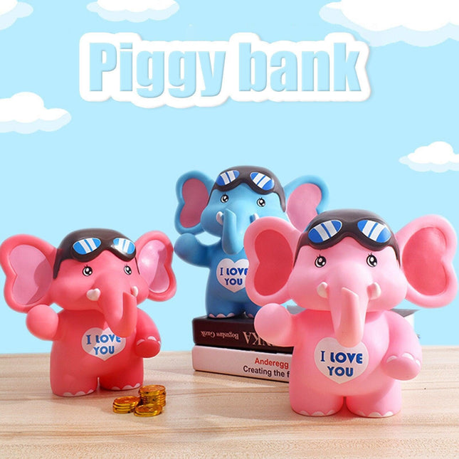 Cute Elephant Piggy Bank for Kids | Fun Money Organizer Promoting Saving Habits