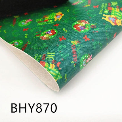 Vibrant Cartoon-Themed Vinyl Fabric for A4 Crafting Projects