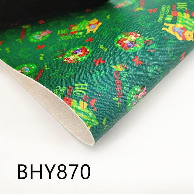 Vibrant Cartoon-Themed Vinyl Fabric for A4 Crafting Projects