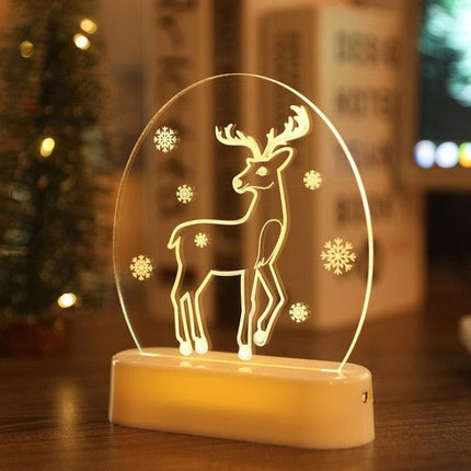 Enchanting 3D Illusion LED Night Light - Illuminate Your Space with Wonder