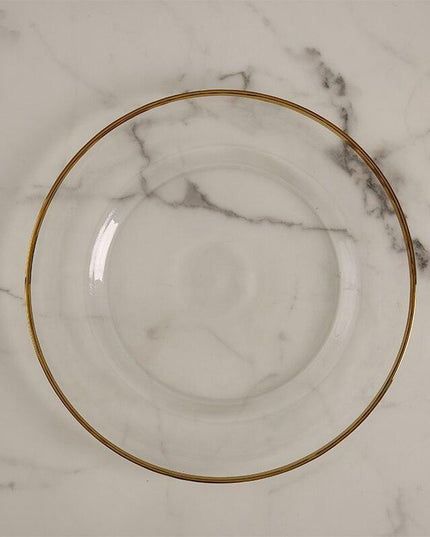 Modern Elegance Ceramic Dinnerware Set with Glass Accent - Elevate Your Dining Experience