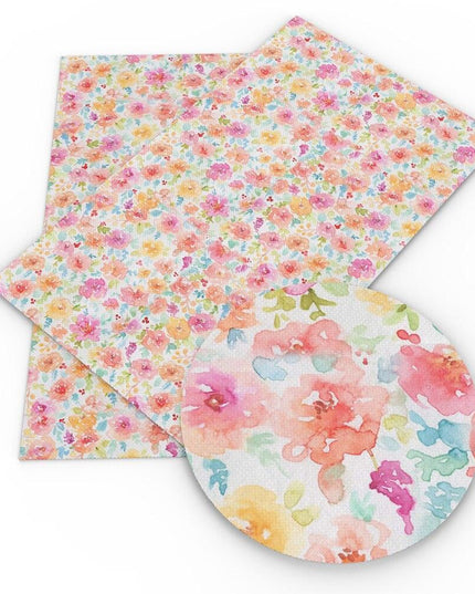 Blooming Inspiration Synthetic Leather - Unleash Your Creative Vision