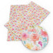Charming Floral Synthetic Leather Craft Sheets - Essential for Creatives