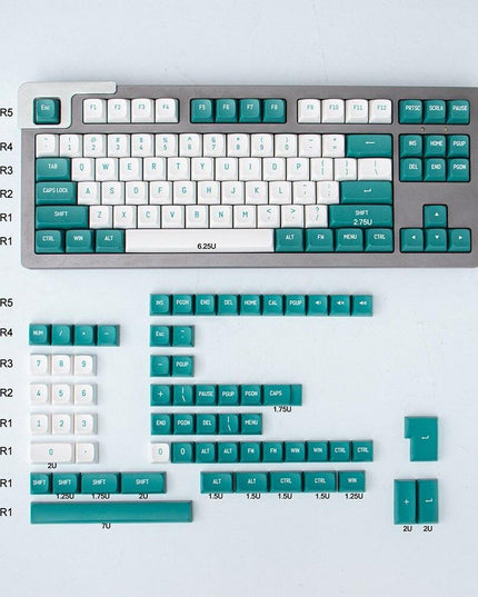 Upgrade Your Keyboard Aesthetic with 150 MSA Dual-Color Keycaps