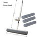 Effortless Cleaning Solution: Self-Cleaning Rubber Cotton Mop Set with Magic Touch