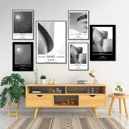 Chic Urban Minimalist Typography Wall Art - Elegant Decor Piece