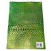Snake Skin Grain Embossed Holographic PU Leather Fabric Sheet