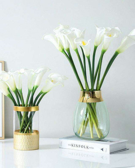 Lifelike Premium PU Calla Lily Artificial Flowers for Sophisticated Home Decor