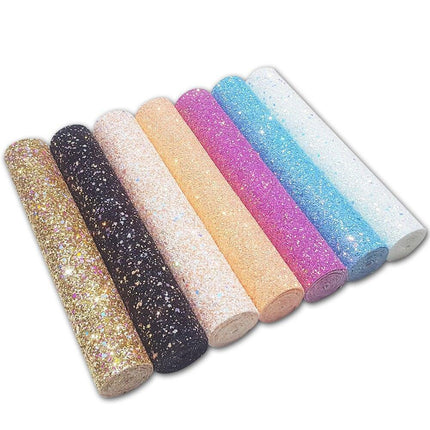 Glamorous Golden Faux Leather Crafting Roll - Essential for Creative Projects