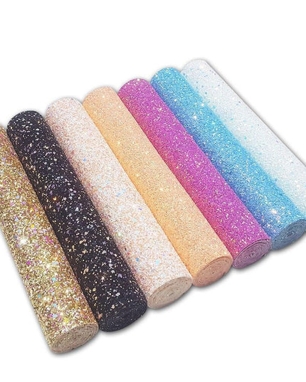 Glamorous Golden Faux Leather Crafting Roll - Essential for Creative Projects