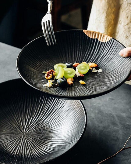 Chic Elegance Serveware Set - Stylish Trinket Plates for Appetizers and Treats