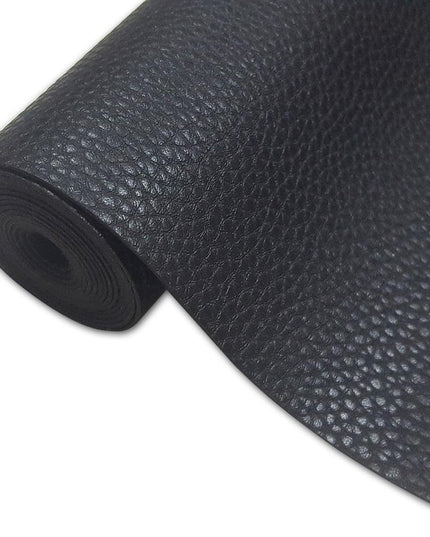 Sparkling Black Faux Leather Crafting Roll: Unleash Your Artistic Potential