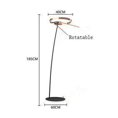 Sophisticated Italian LED Floor Lamp - Illuminate Your Home with Grace