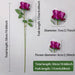 Silk Rose Artificial Flower Bundle - Ideal for Valentine's Day and Wedding Decoration