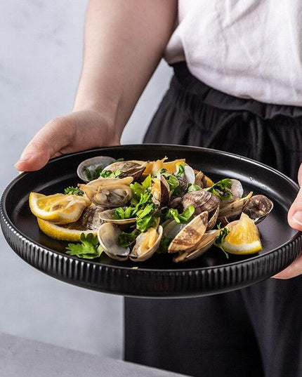 Sleek Japanese-Inspired Matte Glaze Dinnerware Set for Sophisticated Dining