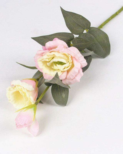 Eternal Elegance: Stunning Handcrafted Faux Latex Rose Branch for Timeless Décor