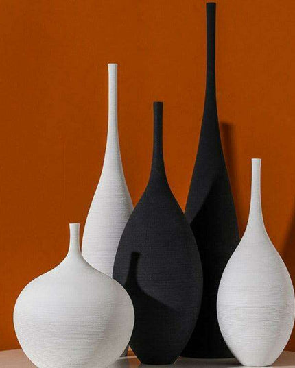 Tranquil Scandinavian Ceramic Zen Vase - Elevate Your Space with Minimalist Elegance