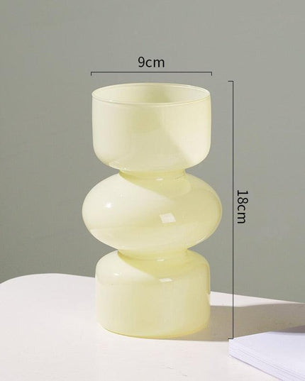 Nordic Chic: Classic Glass Vase for Elegant Home Accents