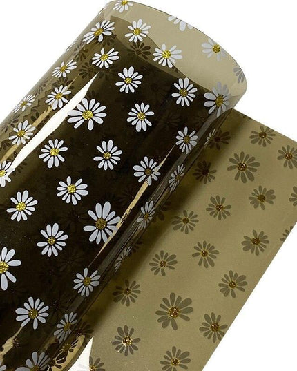 Floral Elegance PVC Craft Film for Creative Home Decor and DIY Projects