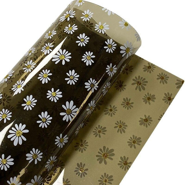 Floral Elegance PVC Craft Film for Creative Home Decor and DIY Projects