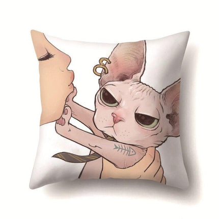 Pawsitively Adorable Cat Lover's Pillowcase