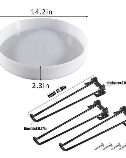 River Table Resin Crafting Mold Kit - Create Stunning Epoxy Designs