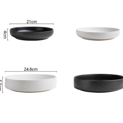 Sophisticated Ceramic Plate Set for Elevated Dining Experiences