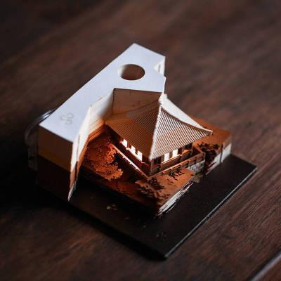 Illuminated Fantasy Castle 3D Memo Pad - Unlock Your Imagination