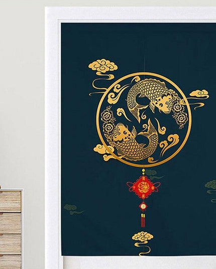 Koi Elegance Room Divider - Enhance Your Space with Japanese Flair