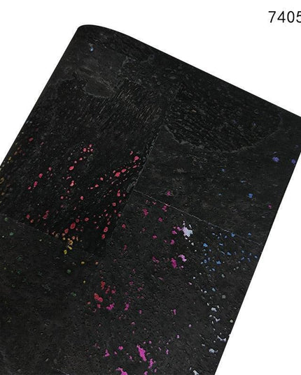 Cork-Style Synthetic Leather Fabric for Creative Crafting Projects