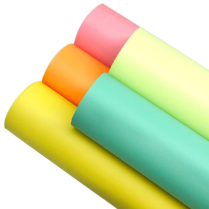 Luminous Glow-in-the-Dark Synthetic Leather Crafting Sheets