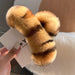 Faux Fur Rabbit Hair Claw Hairpin - Luxe Hair Accessory for Fashionable Women