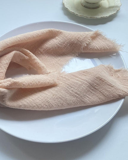 Elegant Holiday Linen Blend Napkins - 50 Pack for Festive Gatherings