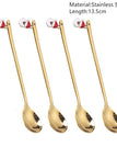 gold Santa-Spoon