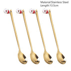 gold Santa-Spoon