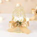 Charming Mini Gold Birdcage Treat Boxes - Perfect Favors for Elegant Celebrations