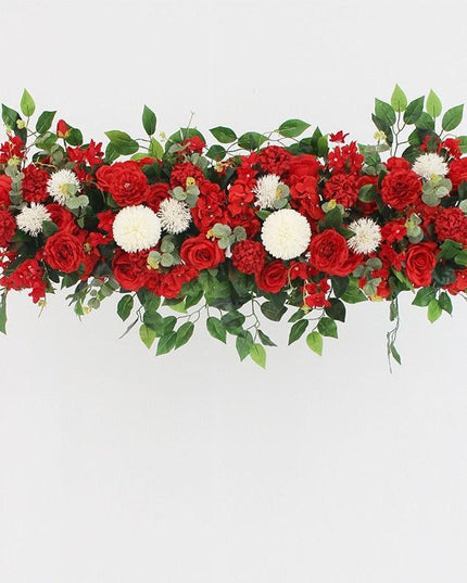 Elegant Silk Rose and Peony Flower Wall Arch Set for Wedding Decor Transformation