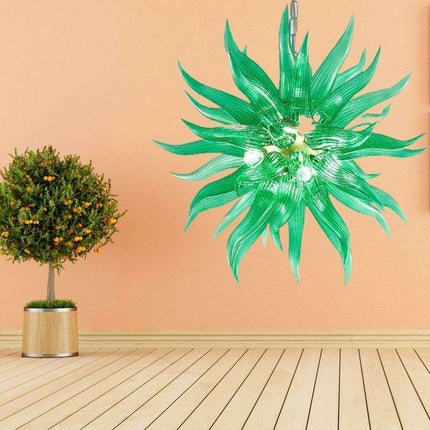 Sunflower Green LED Pendant Light: A Striking Centerpiece for Contemporary Spaces