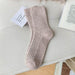 Cozy Cashmere Blend Women's Japanese Fashion Winter Socks