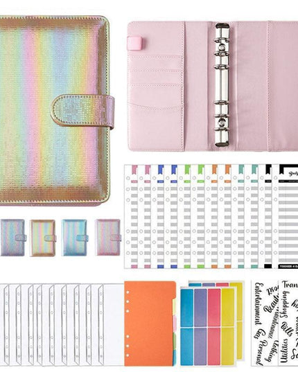 Chic A6 Budget Planner with Stylish Zip Pockets for Effortless Financial Management 📔🔖