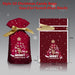 Santa's Festive Candy Gift Bag Set - Pack of 5