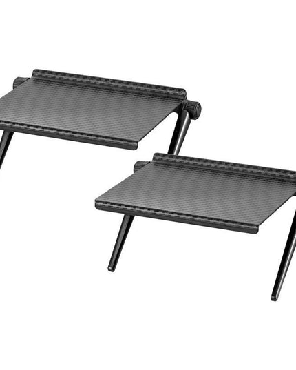 Multifunctional Adjustable Media Shelf with Cable Organization - Contemporary Device Stand