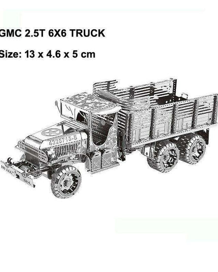 3D Metal Racing Vehicle Model Kit for Creative Teens and Adults