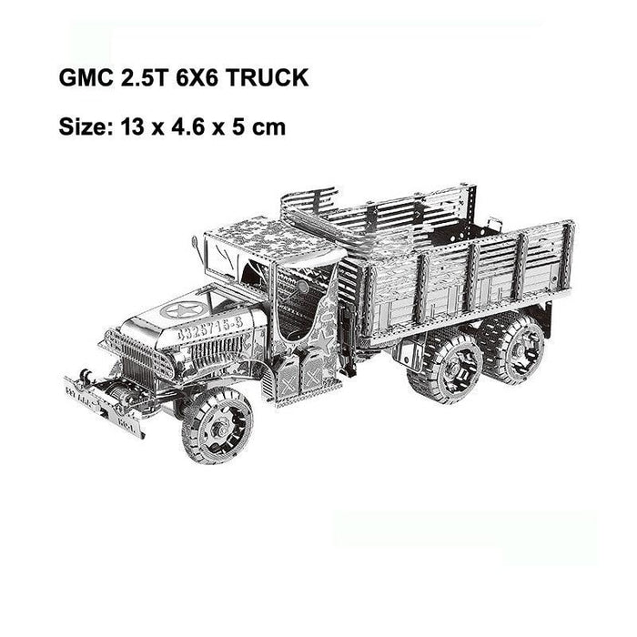 3D Metal Racing Vehicle Model Kit for Creative Teens and Adults