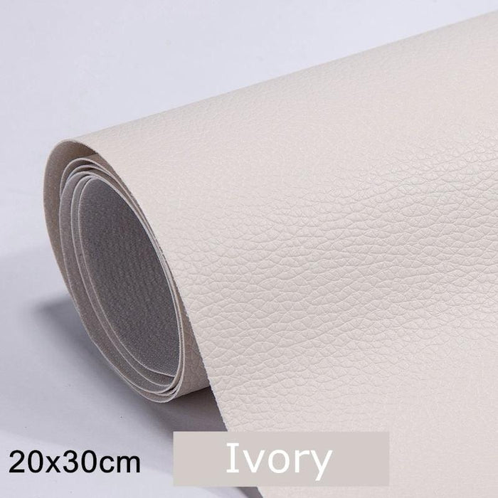 Jumbo XL Luxe Litchi Leather Repair Stickers - Stylish Solutions for Elegant Furniture Fixes