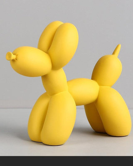Sleek Resin Balloon Dog Sculpture for Chic Home Decor