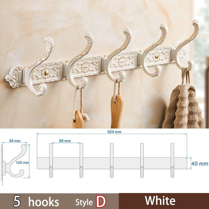 Opulent Botanical Brass Towel Rack for a Chic Bathroom Transformation