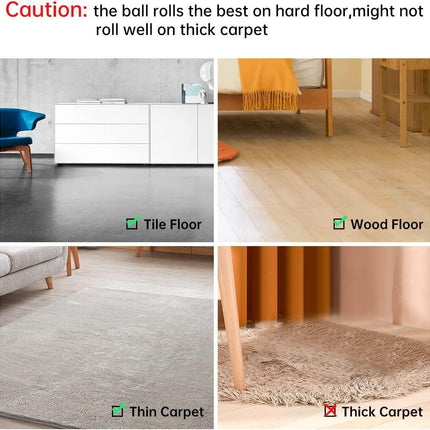 Smart Interactive Rotating Cat Play Ball - Fun and Engaging Activity for Indoor Cats