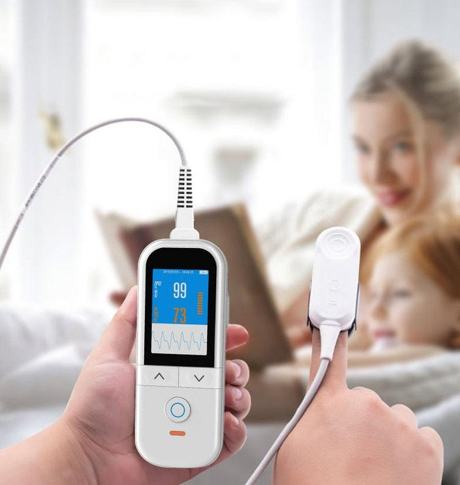 Yongrow Medical Handheld Pulse Oximeter - Portable, Rechargeable, and Accurate