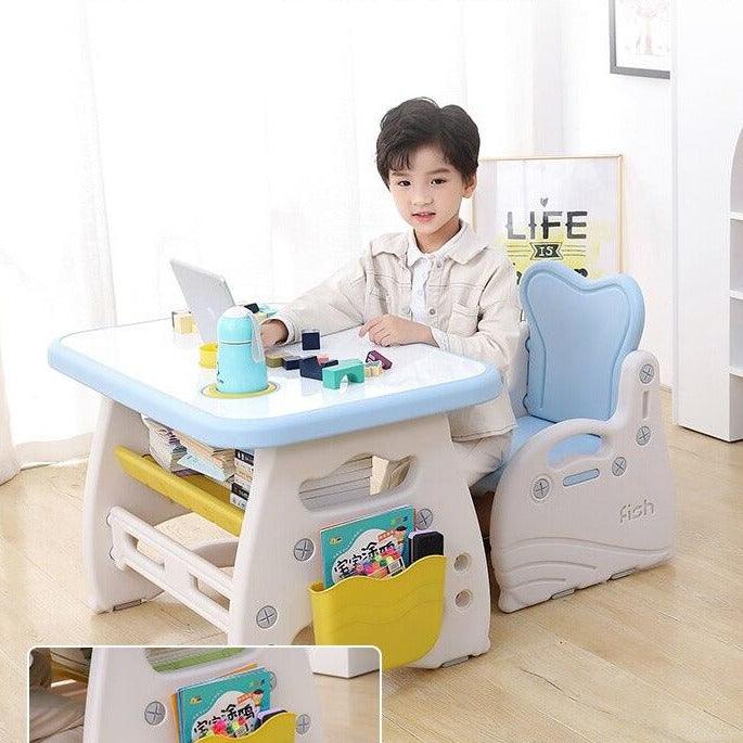 Compact and Chic Kids Study Desk and Chair Set: An Ideal Learning Space for Small Rooms